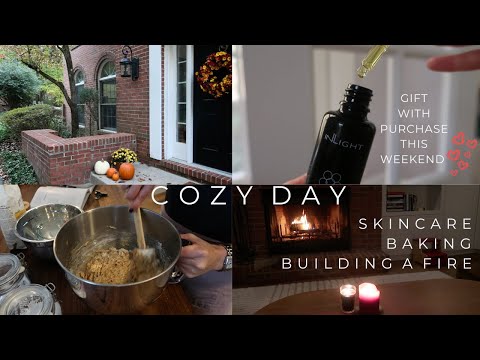 Видео: Уютный осенний день | Skincare при участии INLIGHT, Baking и First Fire в этом сезоне