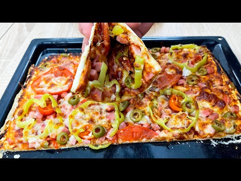 Видео: Необычная, но вкусная пицца из лаваша за 15 минут!