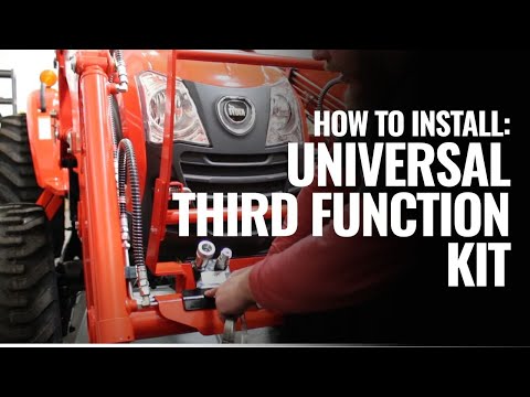 Видео: Установка универсального комплекта третьей функции Summit Hydraulics