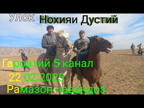 Видео: Улок Нохияи Дустий Гаровтий 5канал 22 02 2025 зур улок булди бузкаши зур шуд