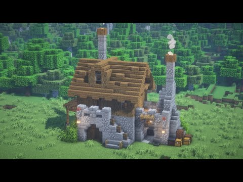 Видео: Домик бронника в майнкрафте !