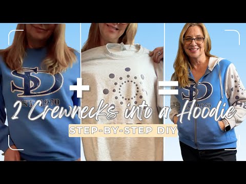 Видео: Превращаю сентиментальные толстовки в новую толстовку, которую я действительно буду носить!