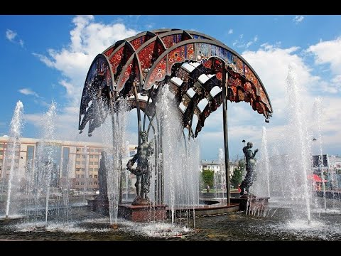 Видео: Обзор Фонтанов! В городе Тюмень!