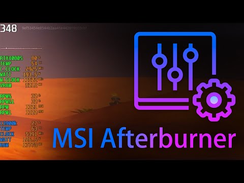 Видео: MSI Afterburner - НАСТРОЙКА / ОВЕРЛЕЙ