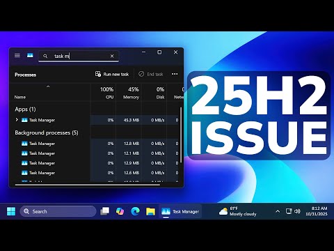 Видео: Большая проблема Windows 11 25H2 в последнем основном обновлении KB5067036 или 26200.7019 (как ис...