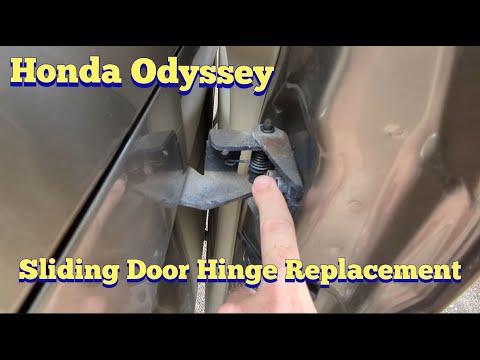 Видео: Замена петель и роликов раздвижной двери. Минивэн Honda Odyssey