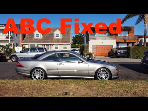 Видео: Устранение проблем с подвеской ABC CL55AMG