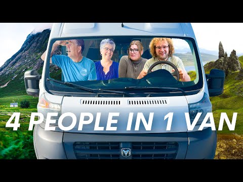 Видео: 4 человека в одном фургоне?! Лучшее путешествие по Шотландии