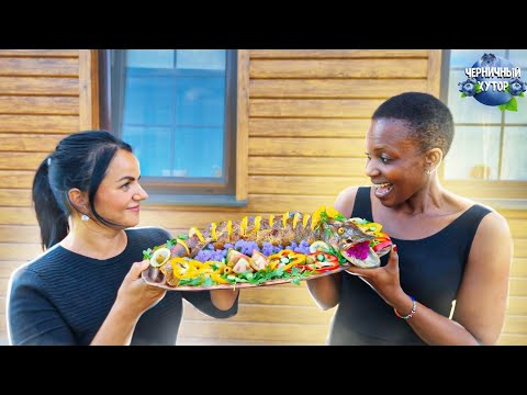 Видео: Ваня заставил ехать на рыбалку, а девчонки удивили приготовлением улова. Погреб и ступени в пруд.