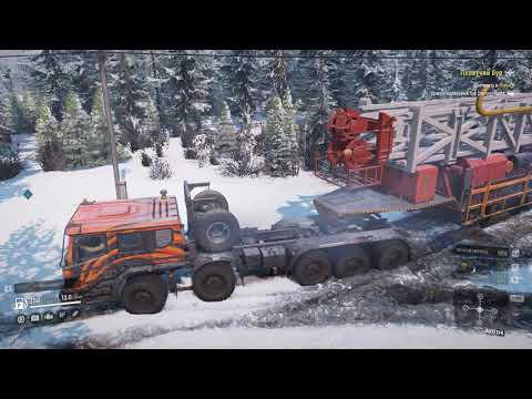 Видео: Увёз груз не на ту карту в SnowRunner №45
