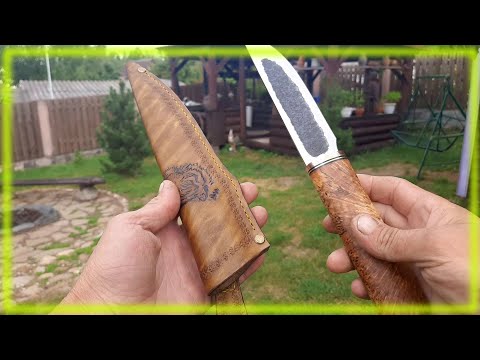 Видео: Ножны для не якутского ножа
