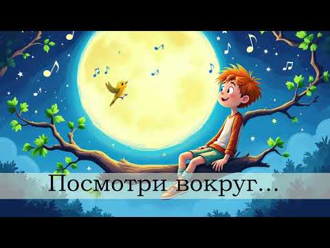 Видео: Посмотри вокруг. Детская песня. (AI Ремикс)