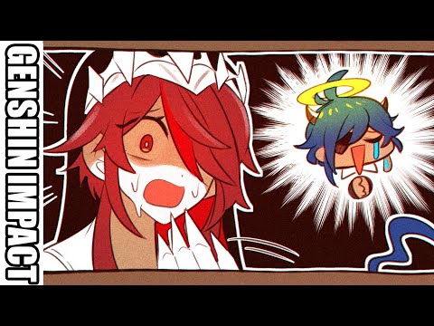 Видео: Кейя ушёл!? [Genshin Impact #22] [SilverTatsu] - Rus Comics Dub