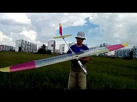 Видео: Завершение проекта планера класса  F5J. Летные испытания.