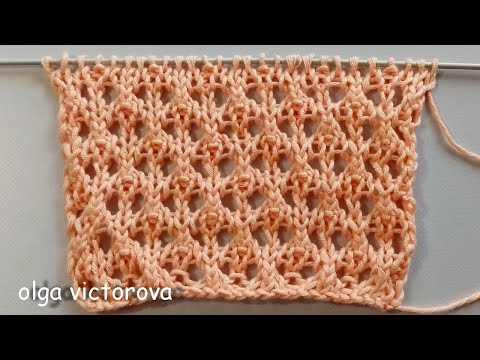 Видео: МЕЛКИЙ АЖУР 772 Узоры спицами