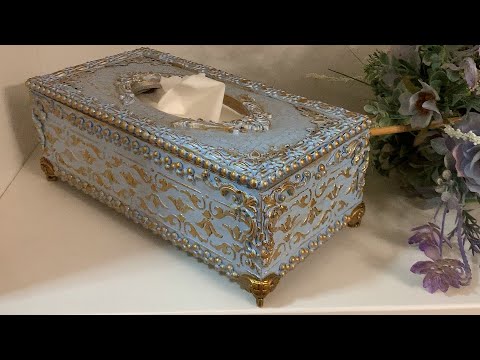 Видео: Baroque napkin holder. Салфетница в стиле барокко.
