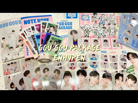 Видео: ep.11 ♡ распаковка ggu ggu package + организация фотокарт | enhypen ⛅️
