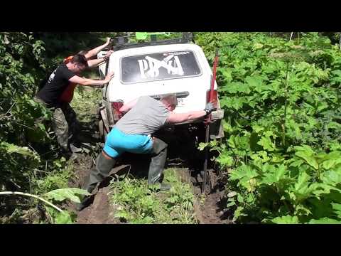 Видео: Шнива, Нивы и Патрол. Екатерининский Тракт.