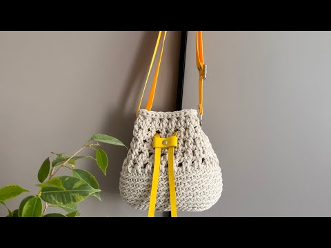 Видео: Вязание крючком. Сумка-Торба. Мастер-Класс