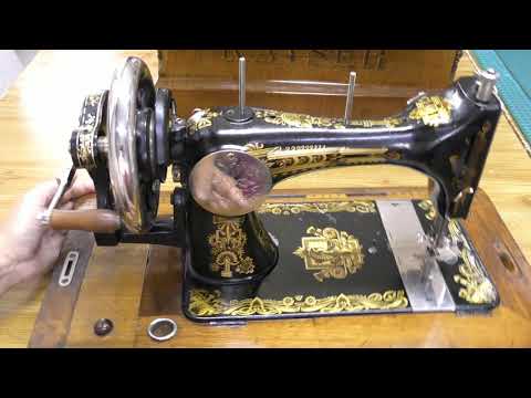 Видео: Швейная машинка  KAYSER 1920 год.