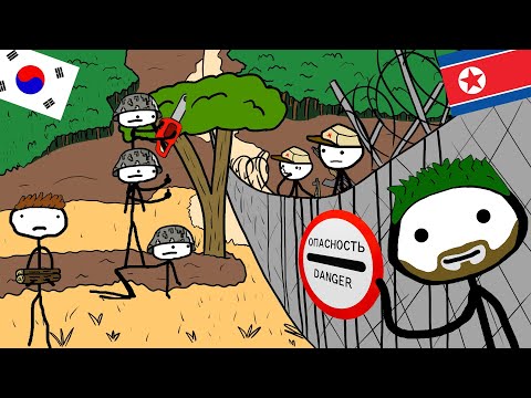 Видео: "Краткая история - Корейская Демилитаризованная Зона (ДМЗ)" - Академия Брокколи (не Сэм О'нелла)