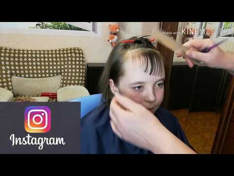 Видео: Как подстричь чёлку.