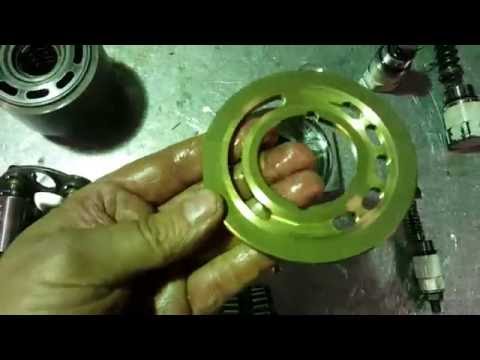 Видео: Ремонт гидравлического насоса REXROTH A10VG45 (LOCUST 1203).