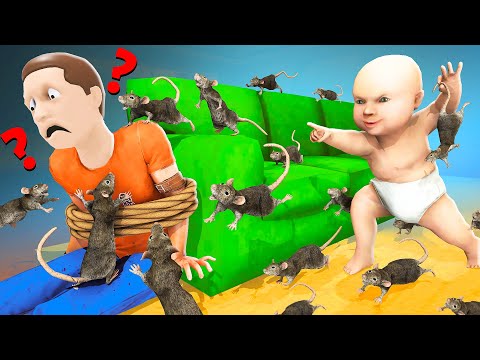 Видео: ПАПА В ШОКЕ! РЕБЕНОК ПРИЗВАЛ АРМИЮ КРЫС