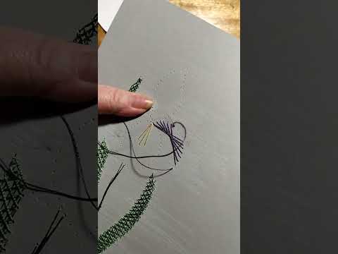 Видео: Панно "Ирис"в технике изонить Урок 4