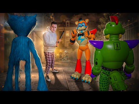 Видео: АНИМАТРОНИКИ ИЗ ФНАФ 9 СПАСАЮТСЯ ОТ ХАГГИ ВАГГИ! Анимация FNAF Security Breach и Poppy Playtime