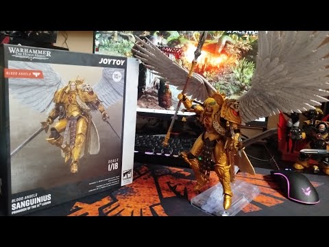 Видео: Примарх Сангвиний. Обзор фигурки от JoyToy. Blood Angels Sanguinius Primarch of the IXth Legion