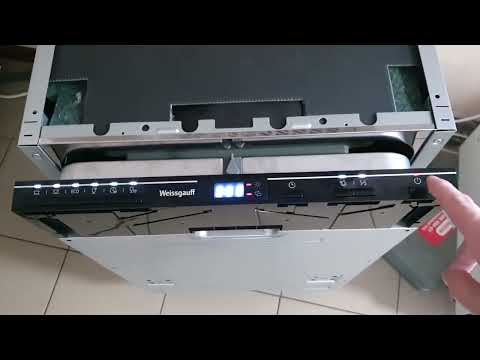 Видео: Weissgauff BDW 4536 D Настройка жесткости воды и регулировка количества используемого ополаскивателя