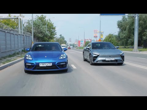 Видео: Porsche Panamera против Exlantix ES. Anton Avtoman.