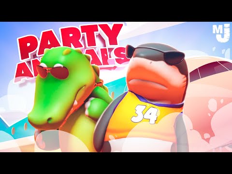 Видео: РЖАЧНАЯ БИТВА АВТОРИТЕТОВ в Party Animals - Смешные Моменты и Угар