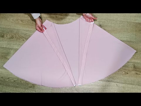 Видео: ✅ Без молнии, без резинки, очень легко сшить круглую юбку 💥