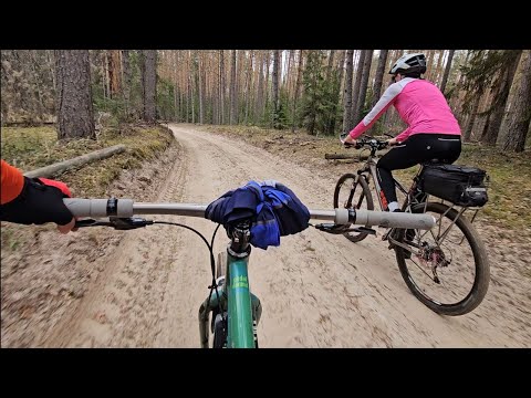 Видео: Пустынские леса и озёра на велосипедах