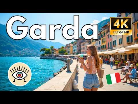 Видео: Гарда, Италия — ПЕШЕХОДНАЯ ЭКСКУРСИЯ | 🌅🍹🌼 Это РАЙСКИЙ отдых, который вы так долго искали!