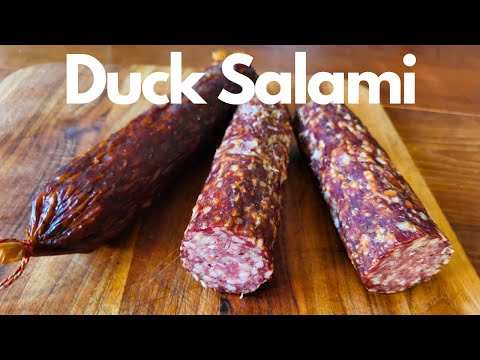 Видео: Салями из слегка копчёной утки | Gourmet Woodsman