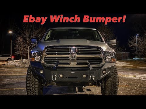 Видео: Дешевый бампер для лебёдки на Ebay для моего RAM 1500 2016 года — установка/первые впечатления