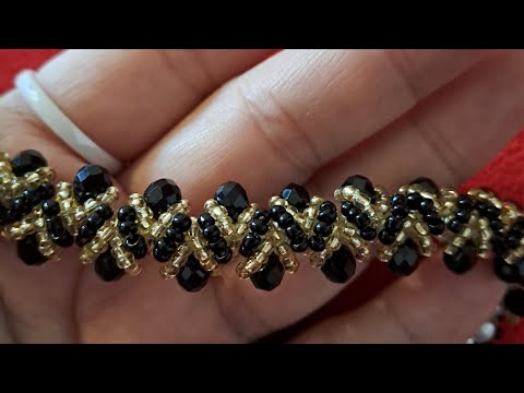 Видео: ХРУСТАЛЬ мен БИСЕРден БРАСЛЕТ бисерден білезік жасау