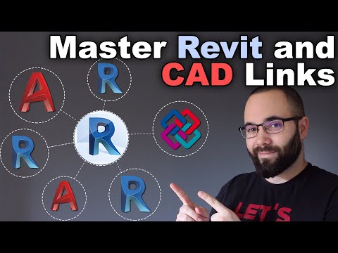 Видео: Связать Revit и Link CAD — Мастер-ссылки в Revit Учебное пособие