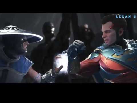 Видео: Injustice 2 - Рейден против Супермена - Intros & Clashes (rus)
