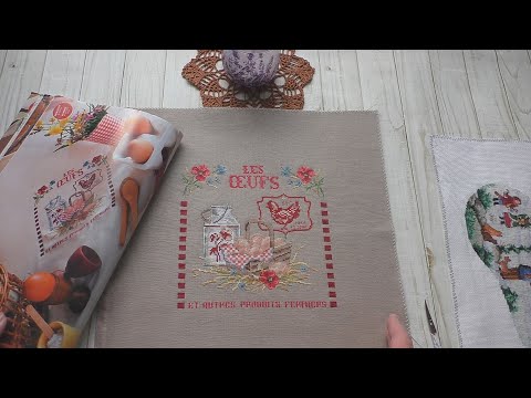 Видео: Вышивка и рукоделие в апреле. "33 старта года" (старты 10-12). Приложение для учёта мулине.