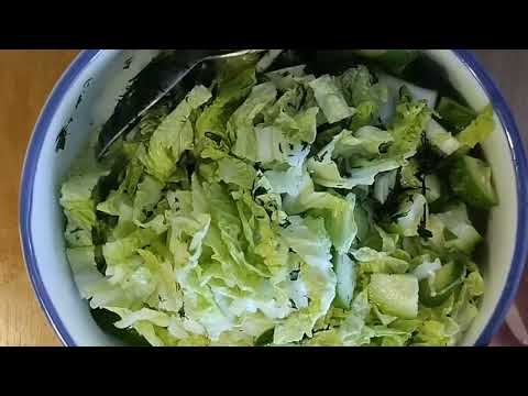 Видео: Салат с пекинской капустой быстро, вкусно