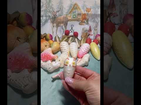 Видео: Ёлки-иголки выпуск №9 Пенопластовые, ватные игрушки картонаж и разнве #елочныеигрушки #СССР #новый