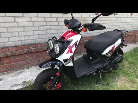Видео: Китайский 150-кубовый Скутер SkyBike Quest (BWS) первые впечатления
