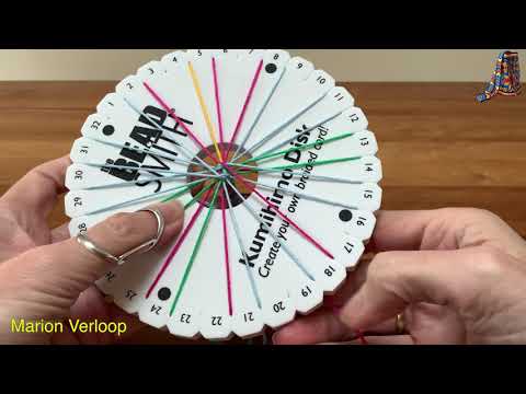 Видео: Изготовление шнура кумихимо из 24 нитей