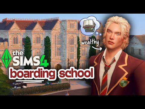 Видео: Добро пожаловать в ШКОЛУ-ИНТЕРНАТ для ЭЛИТЫ🏫: Sims 4 Приключения ждут вас
