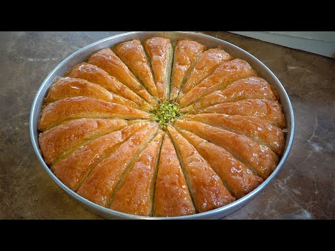 Видео: Турецкая пахлава Как это сделано? | Турецкая уличная еда