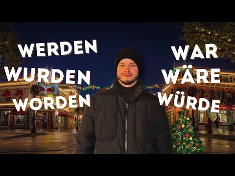 Видео: ОБЪЯСНЯЮ СЛОВА WERDEN, WURDEN, WÜRDEN, WORDEN, WAR, WÄRE